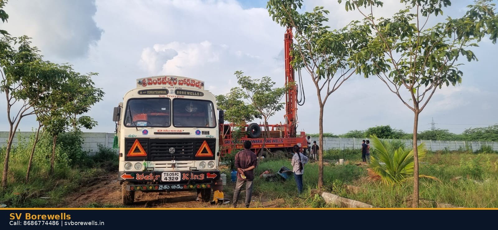 SV Borewells 6.5 inch Borewell Drilling Rig - 8686774486